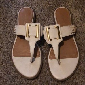 Calvin Klein White Sandals